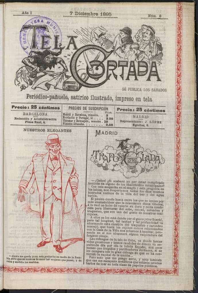 Miniatura de Tela Cortada del 7 de diciembre de 1895