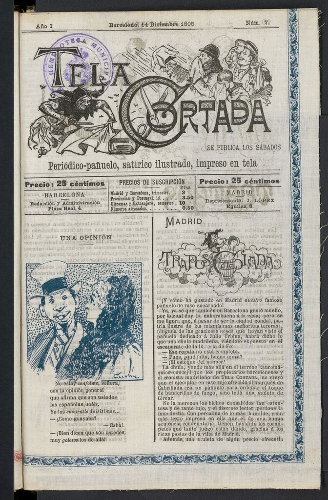 Miniatura de Tela Cortada del 21 de diciembre de 1895