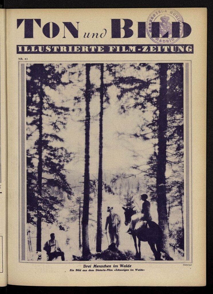 Miniatura de Ton und Bild del año de 1929, nº 43