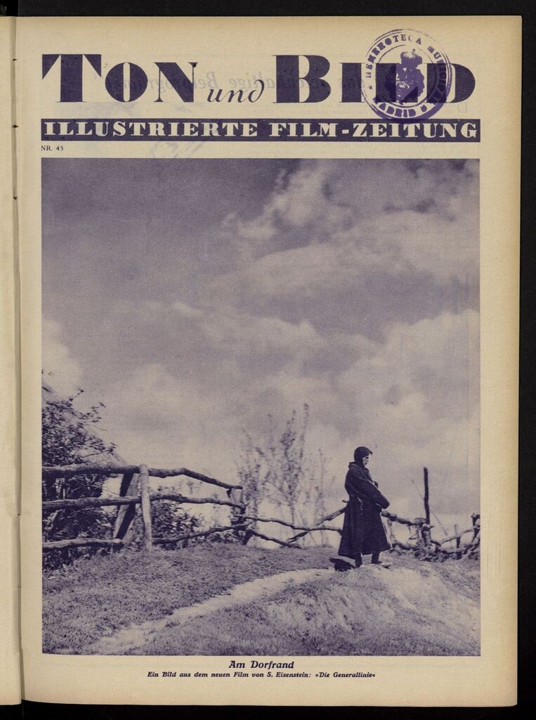 Miniatura de Ton und Bild del año de 1929, nº 45