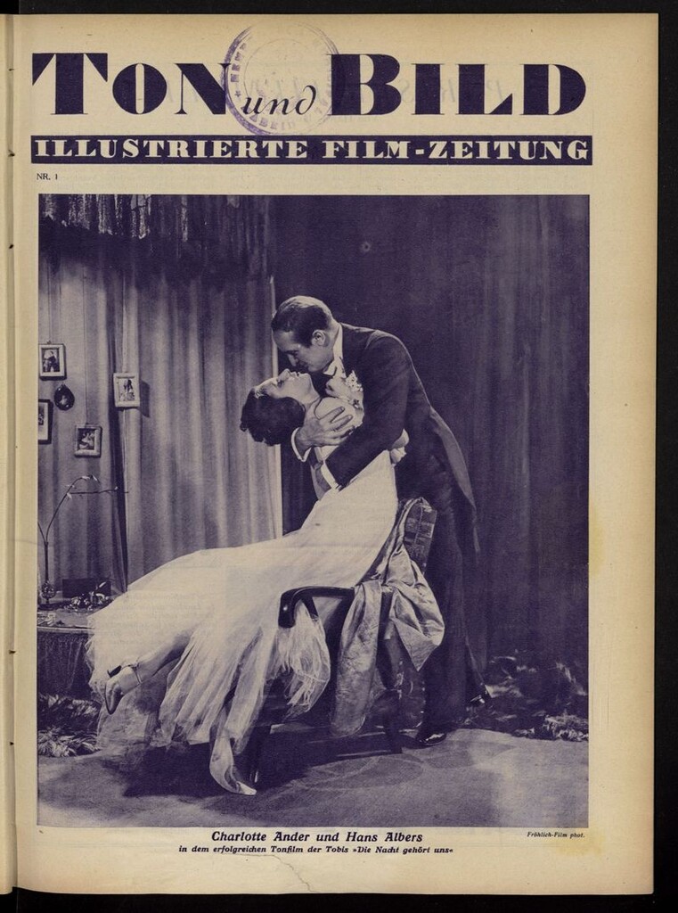 Miniatura de Ton und Bild del año de 1930, nº 1