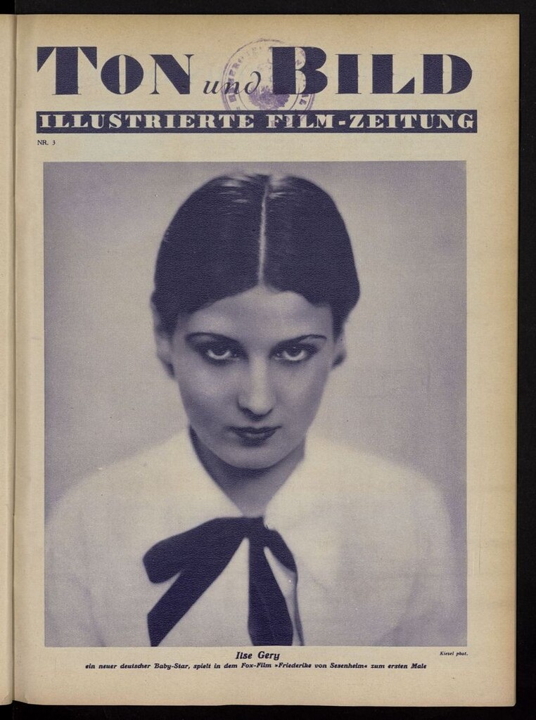 Miniatura de Ton und Bild del año de 1930, nº 3
