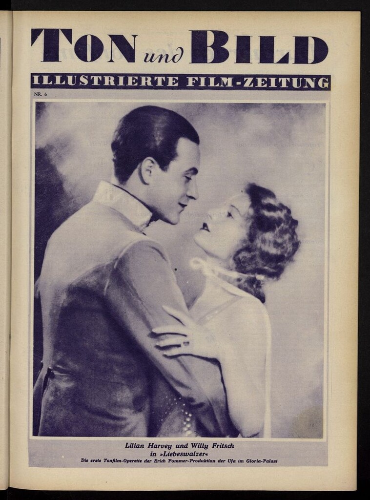 Miniatura de Ton und Bild del año de 1930, nº 6