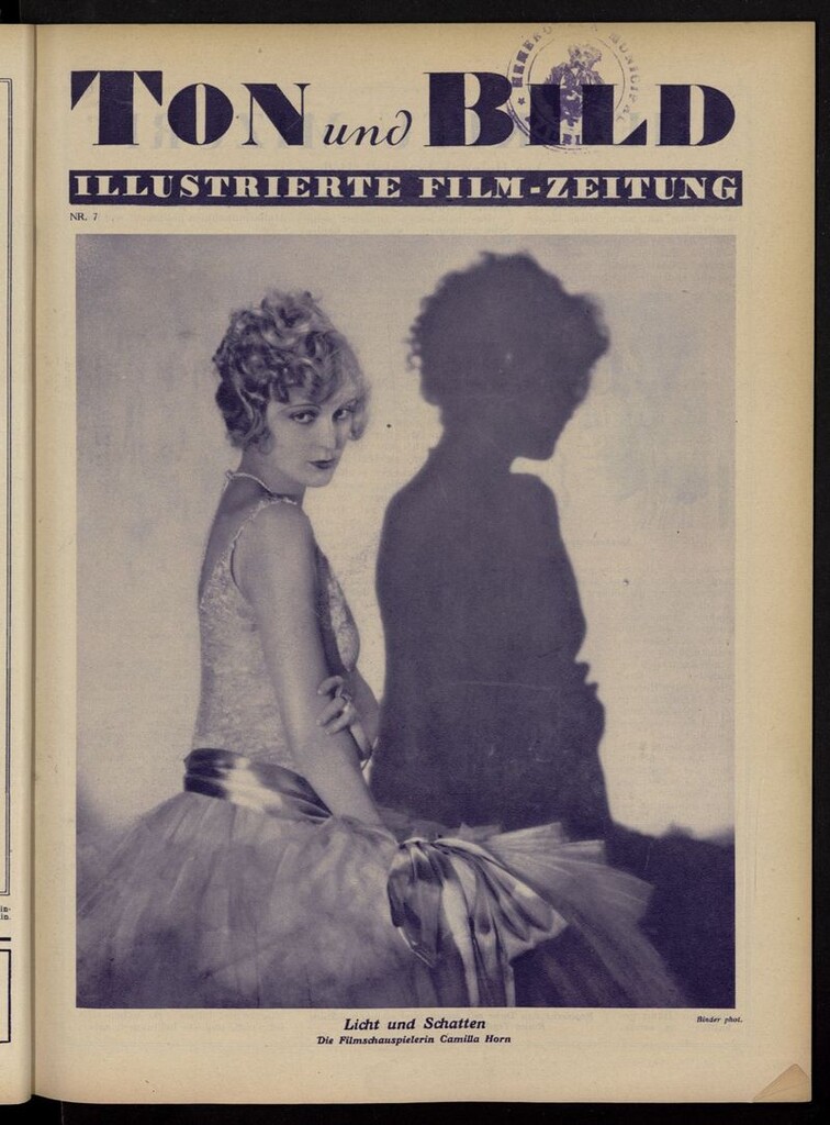 Miniatura de Ton und Bild del año de 1930, nº 7