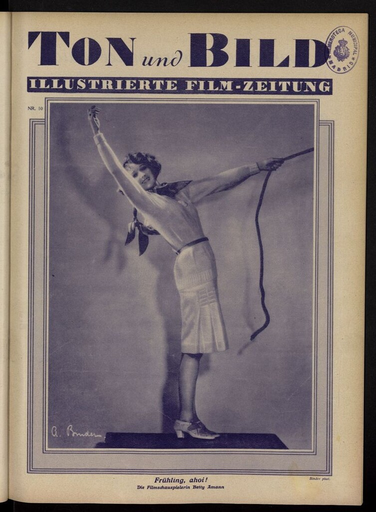 Miniatura de Ton und Bild del año de 1930, nº 10