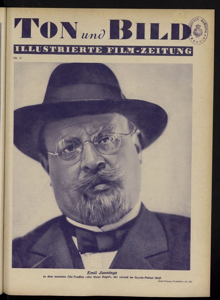 Miniatura de Ton und Bild del año de 1930, nº 13