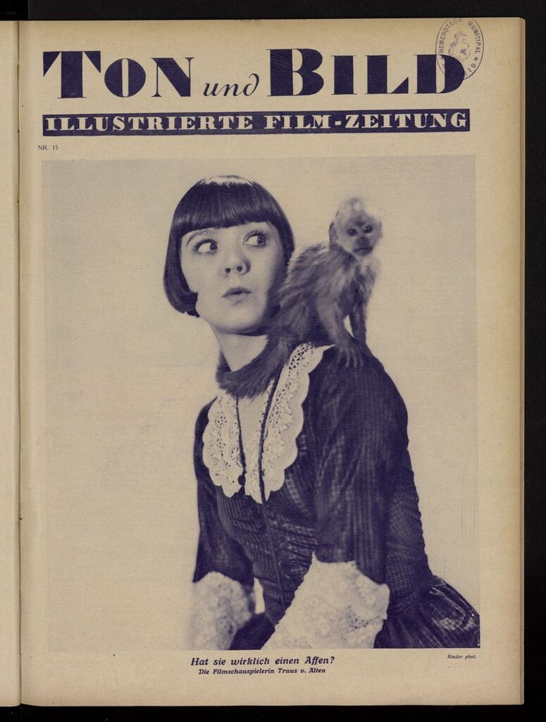 Miniatura de Ton und Bild del año de 1930, nº 15