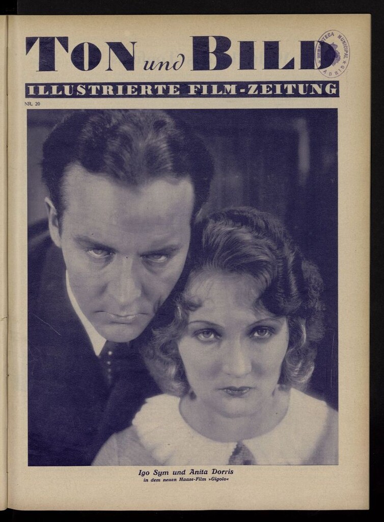Miniatura de Ton und Bild del año de 1930, nº 20