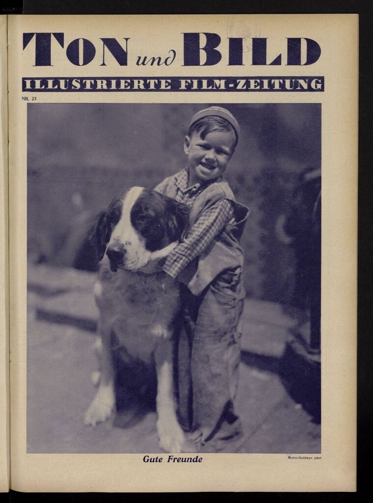 Miniatura de Ton und Bild del año de 1930, nº 23