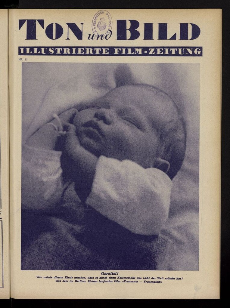 Miniatura de Ton und Bild del año de 1930, nº 25