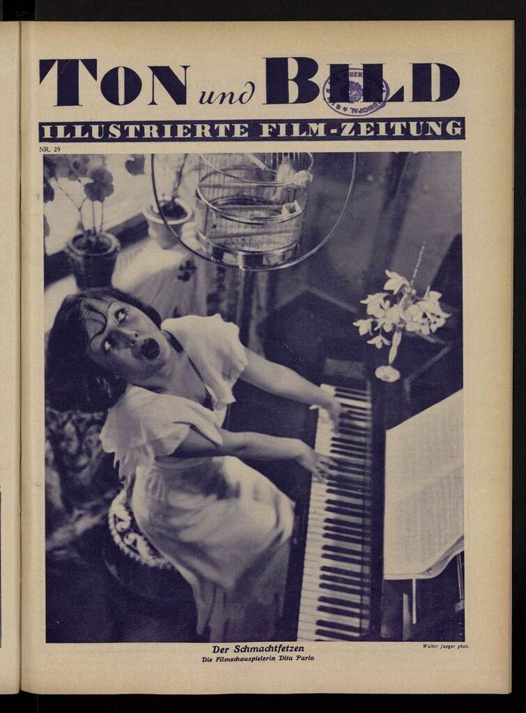 Miniatura de Ton und Bild del año de 1930, nº 29