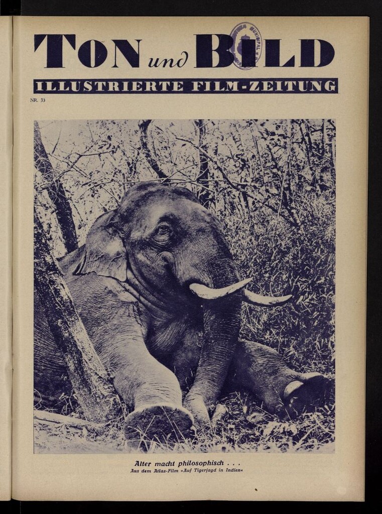 Miniatura de Ton und Bild del año de 1930, nº 33