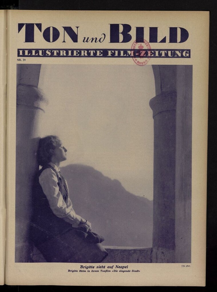 Miniatura de Ton und Bild del año de 1930, nº 39