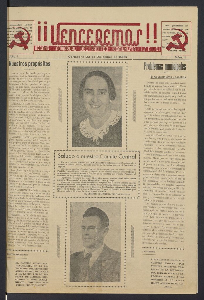 Miniatura de ¡¡Venceremos!! del 23 de diciembre de 1936