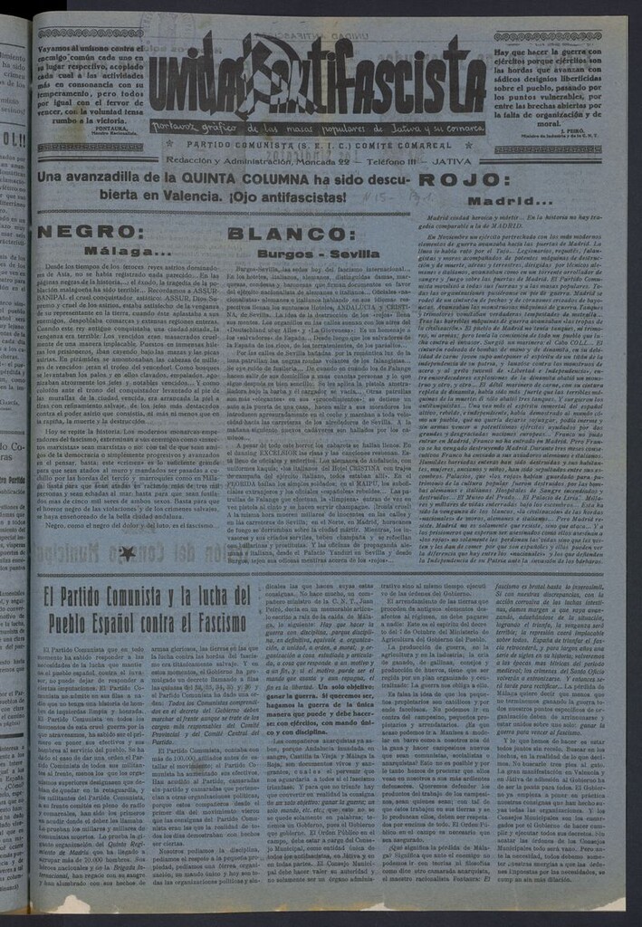 Miniatura de Unidad Antifascista del 6 de marzo de 1937