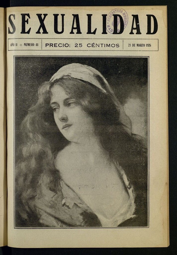 Miniatura de Sexualidad: Revista Ilustrada de Divulgación de Psicopatología Sexual del 21 de marzo de 1926