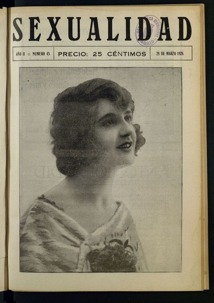 Miniatura de Sexualidad: Revista Ilustrada de Divulgación de Psicopatología Sexual del 28 de marzo de 1926