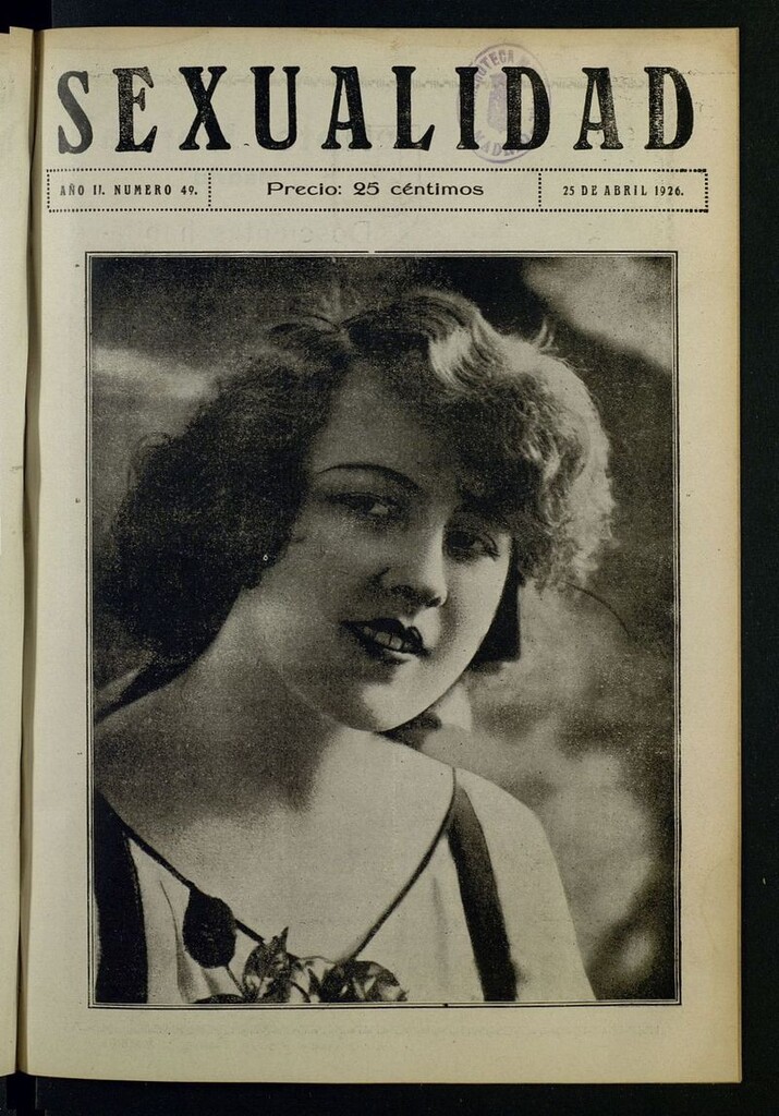 Miniatura de Sexualidad: Revista Ilustrada de Divulgación de Psicopatología Sexual del 25 de abril de 1926