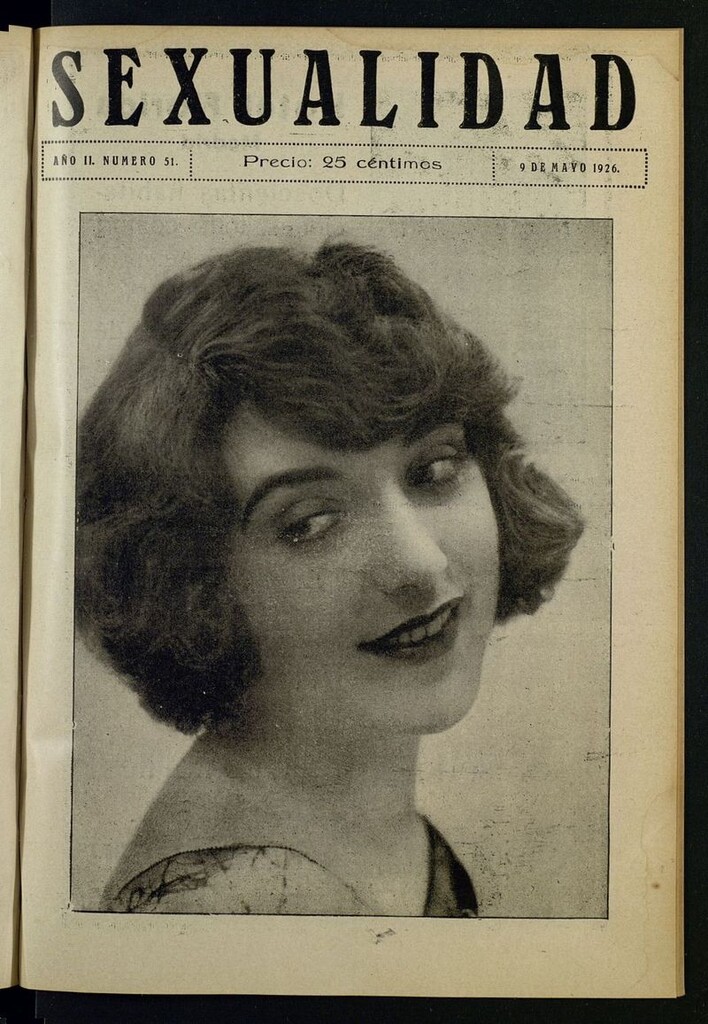 Miniatura de Sexualidad: Revista Ilustrada de Divulgación de Psicopatología Sexual del 9 de mayo de 1926