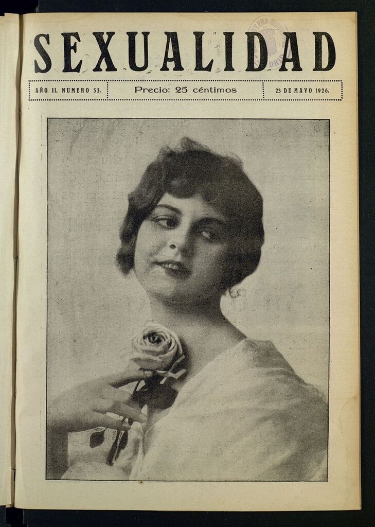 Miniatura de Sexualidad: Revista Ilustrada de Divulgación de Psicopatología Sexual del 23 de mayo de 1926
