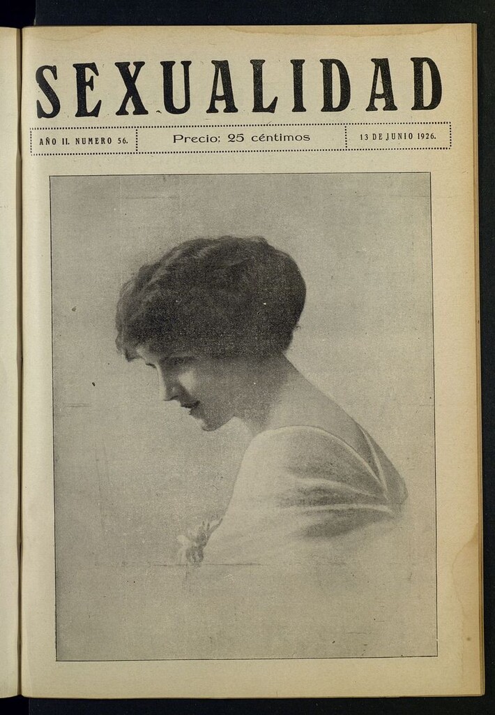 Miniatura de Sexualidad: Revista Ilustrada de Divulgación de Psicopatología Sexual del 13 de junio de 1926