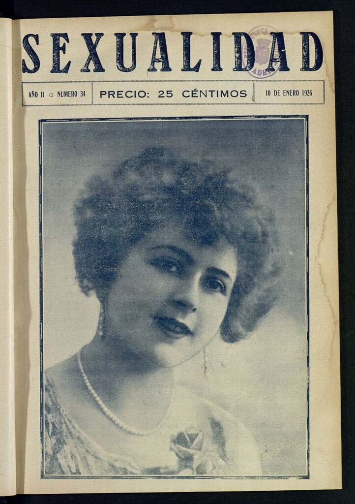 Miniatura de Sexualidad: Revista Ilustrada de Divulgación de Psicopatología Sexual del 10 de enero de 1926