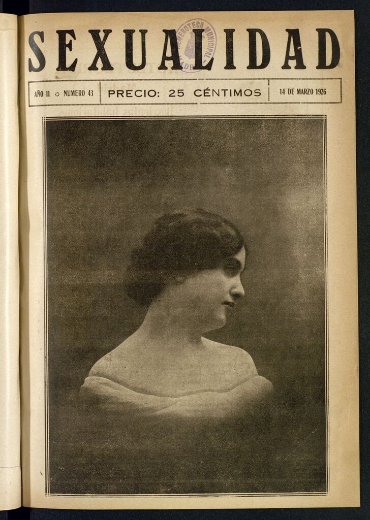 Miniatura de Sexualidad: Revista Ilustrada de Divulgación de Psicopatología Sexual del 14 de marzo de 1926