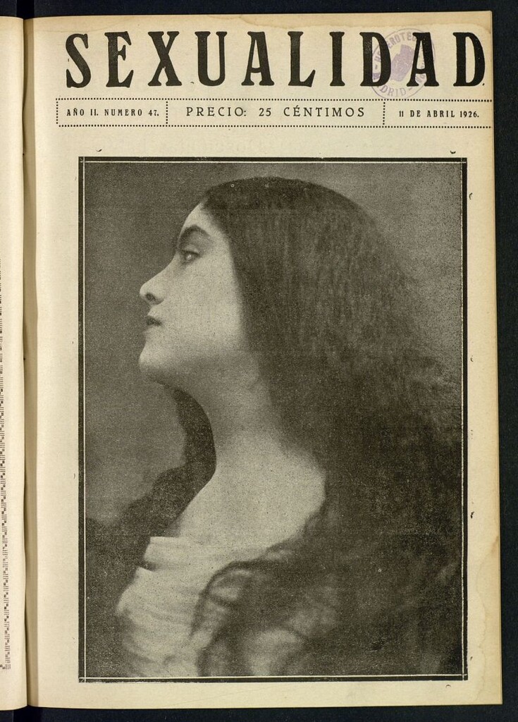 Miniatura de Sexualidad: Revista Ilustrada de Divulgación de Psicopatología Sexual del 11 de abril de 1926