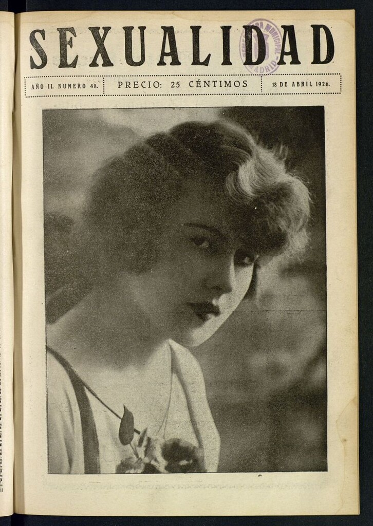 Miniatura de Sexualidad: Revista Ilustrada de Divulgación de Psicopatología Sexual del 18 de abril de 1926