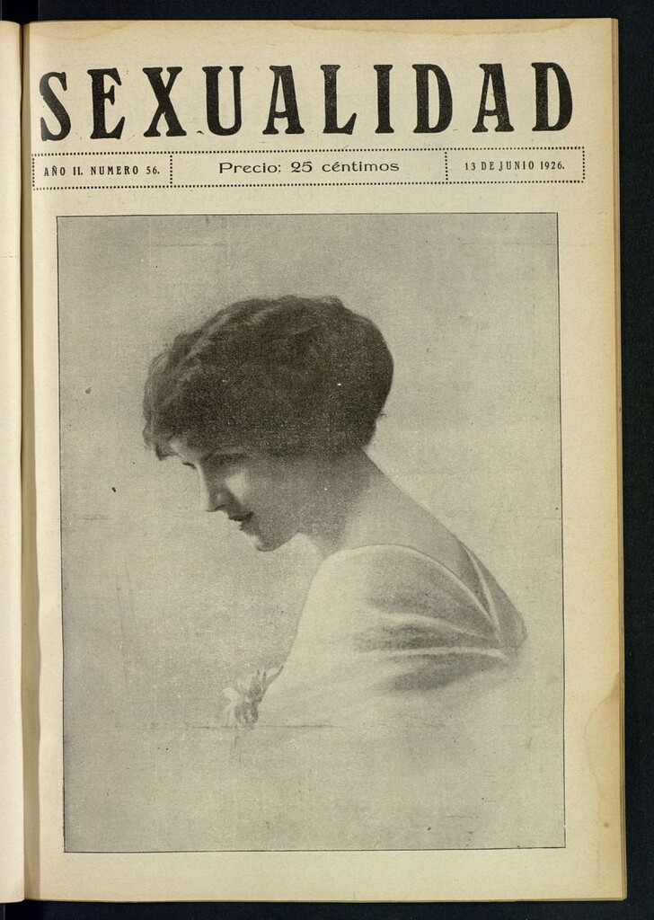Miniatura de Sexualidad: Revista Ilustrada de Divulgación de Psicopatología Sexual del 13 de junio de 1926