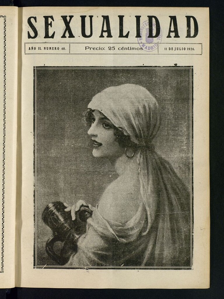 Miniatura de Sexualidad: Revista Ilustrada de Divulgación de Psicopatología Sexual  del 11 de julio de 1926