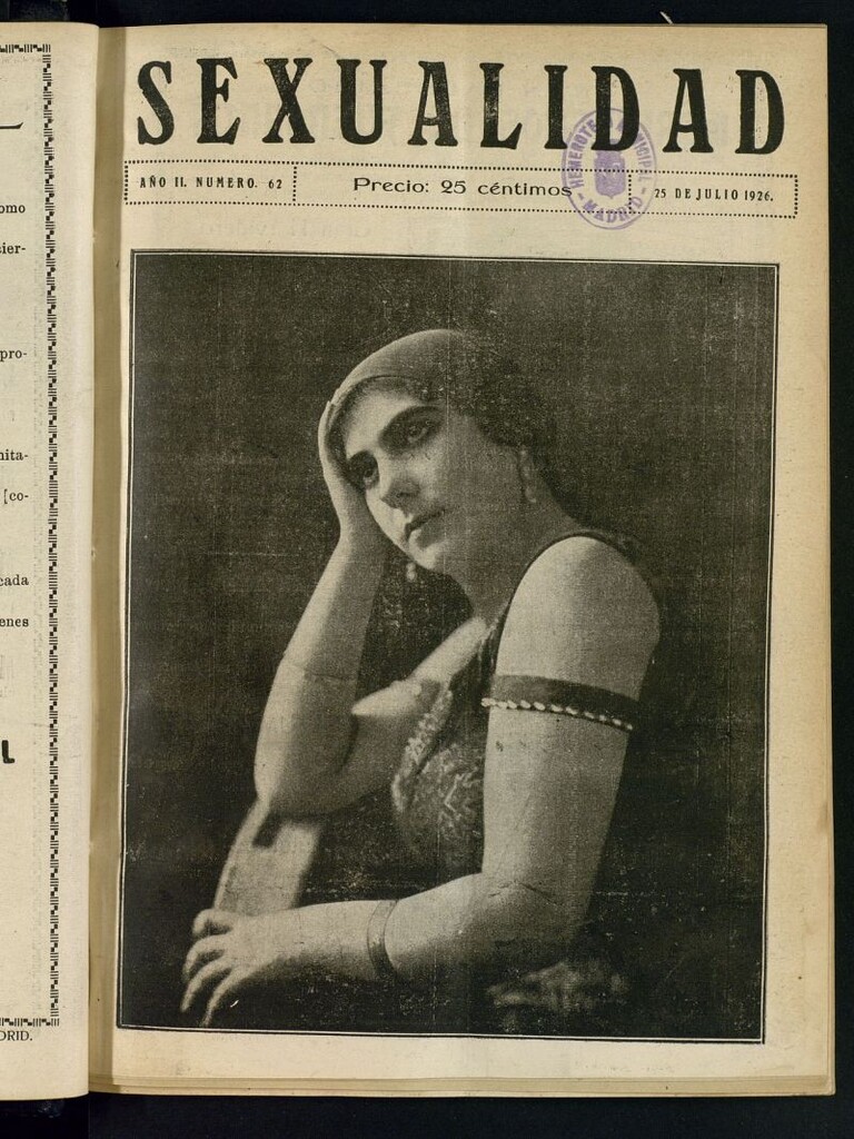 Miniatura de Sexualidad: Revista Ilustrada de Divulgación de Psicopatología Sexual  del 25 de julio de 1926