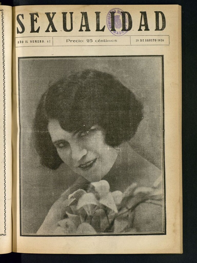 Miniatura de Sexualidad: Revista Ilustrada de Divulgación de Psicopatología Sexual del 29 de agosto de 1926