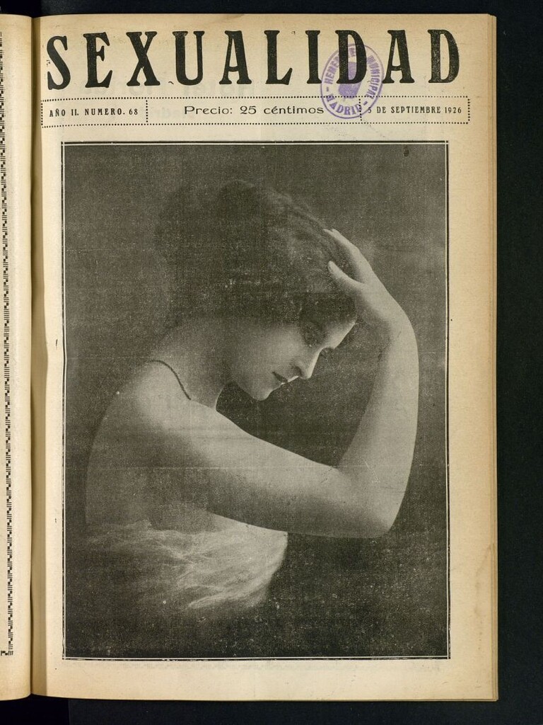 Miniatura de Sexualidad: Revista Ilustrada de Divulgación de Psicopatología Sexual del 5 de septiembre de 1926