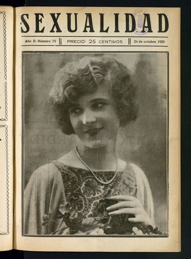 Miniatura de Sexualidad: Revista Ilustrada de Divulgación de Psicopatología Sexual del 24 de octubre de 1926