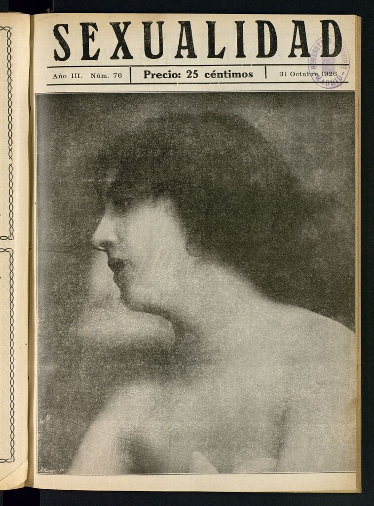 Miniatura de Sexualidad: Revista Ilustrada de Divulgación de Psicopatología Sexual del 31 de octubre de 1926