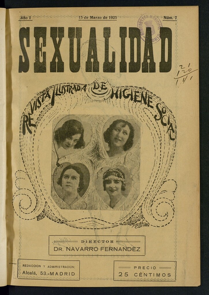 Miniatura de Sexualidad: Revista ilustrada de Divulgación de Psicología Sexual del 15 de marzo de 1925
