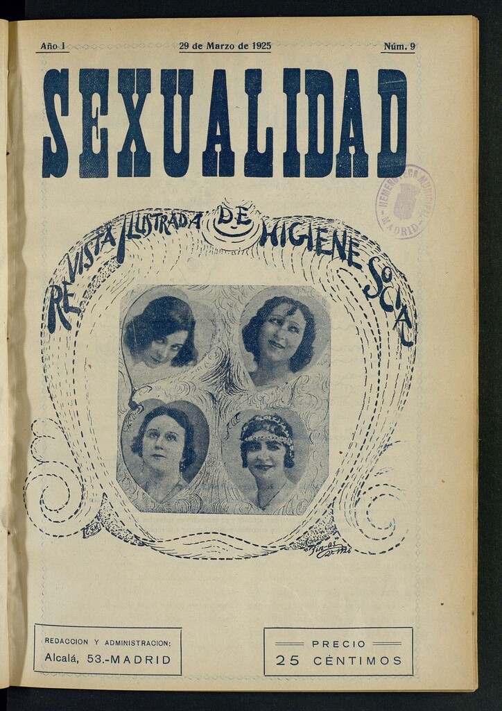 Miniatura de Sexualidad: Revista ilustrada de Divulgación de Psicología Sexual del 29 de marzo de 1925