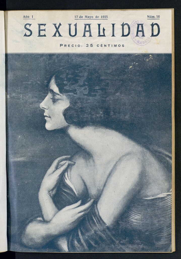 Miniatura de Sexualidad: Revista ilustrada de Divulgación de Psicología Sexual del 17 de mayo de 1925