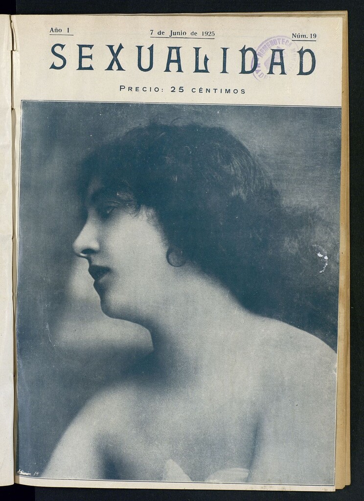 Miniatura de Sexualidad: Revista ilustrada de Divulgación de Psicología Sexual del 7 de junio de 1925
