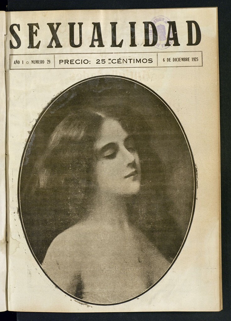 Miniatura de Sexualidad: Revista ilustrada de Divulgación de Psicología Sexual del 6 de diciembre de 1925