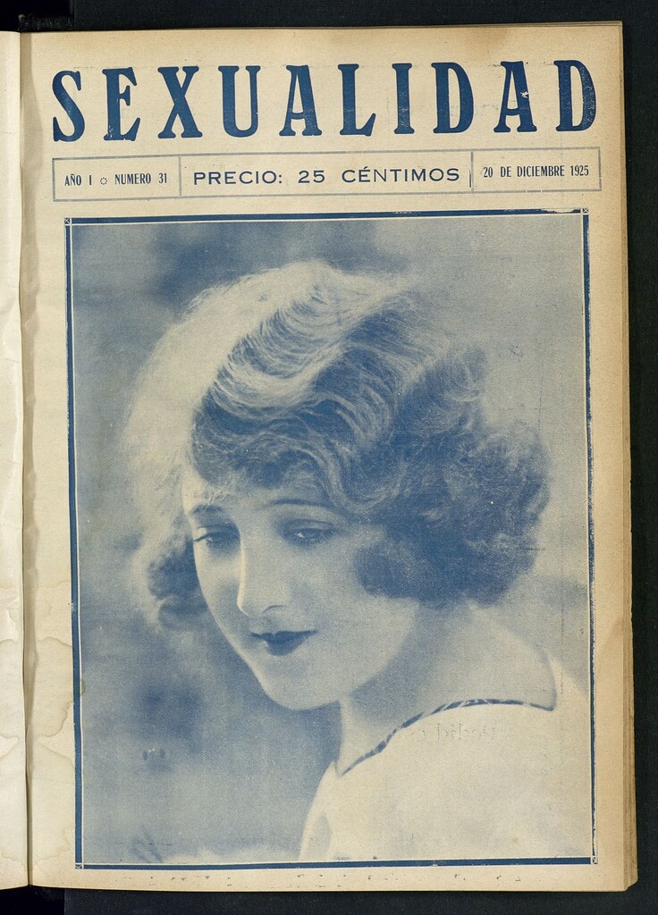 Miniatura de Sexualidad: Revista ilustrada de Divulgación de Psicología Sexual del 20 de diciembre de 1925
