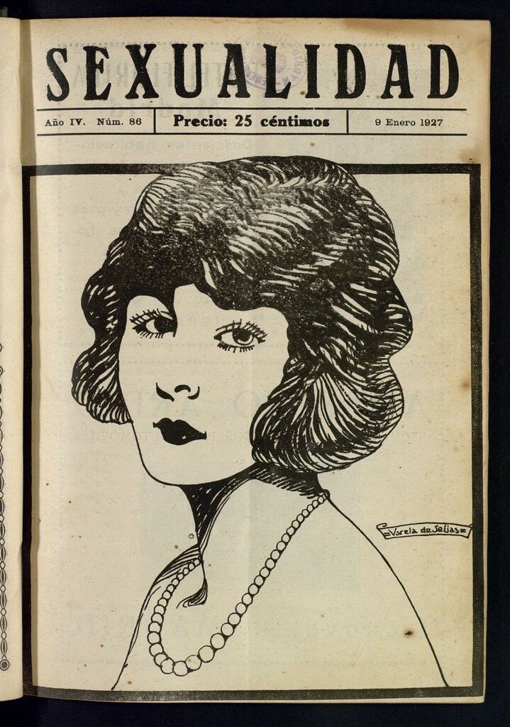 Miniatura de Sexualidad: Revista Ilustrada de Divulgación de Psicopatología Sexual del 9 de enero de 1927