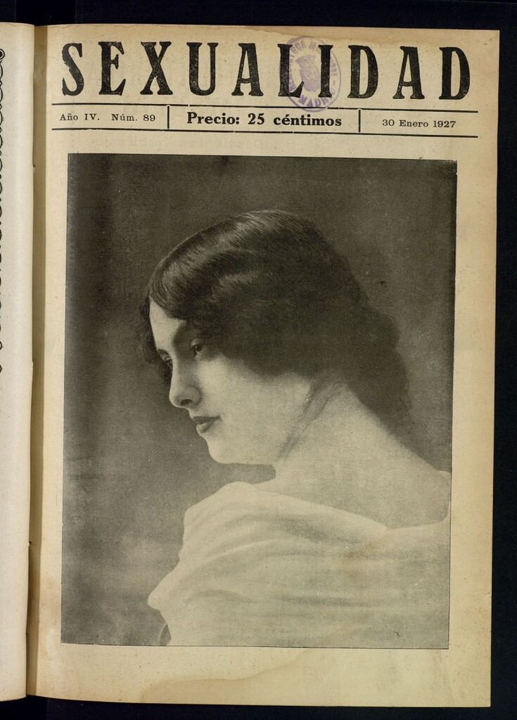Miniatura de Sexualidad: Revista Ilustrada de Divulgación de Psicopatología Sexual del 30 de enero de 1927