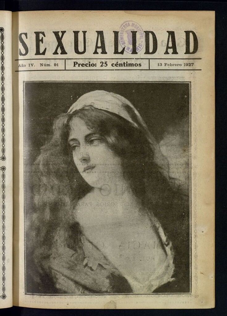 Miniatura de Sexualidad: Revista Ilustrada de Divulgación de Psicopatología Sexual del 13 de febrero de 1927
