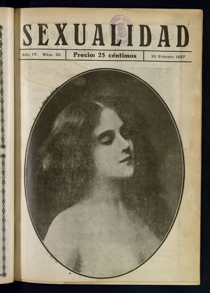 Miniatura de Sexualidad: Revista Ilustrada de Divulgación de Psicopatología Sexual del 20 de febrero de 1927