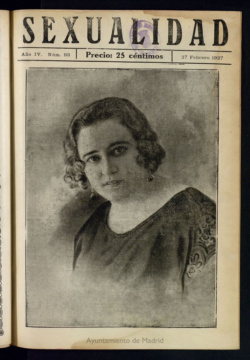 Miniatura de Sexualidad: Revista Ilustrada de Divulgación de Psicopatología Sexual del 27 de febrero de 1927