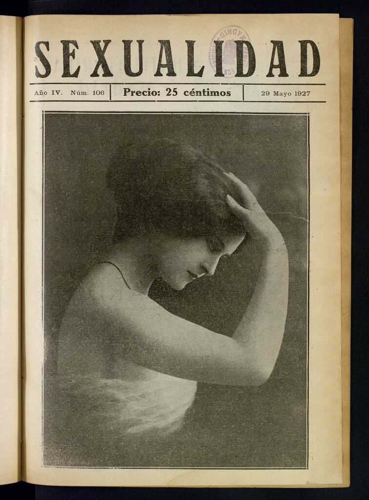 Miniatura de Sexualidad: Revista Ilustrada de Divulgación de Psicopatología Sexual del 29 de mayo de 1927