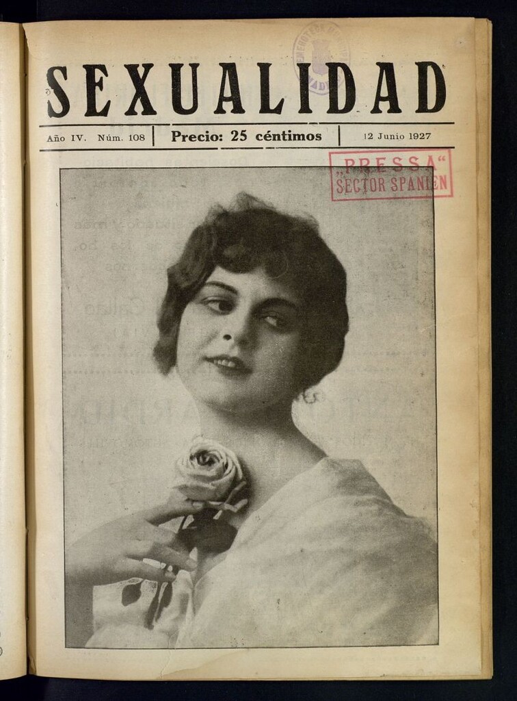 Miniatura de Sexualidad: Revista Ilustrada de Divulgación de Psicopatología Sexual del 12 de junio de 1927