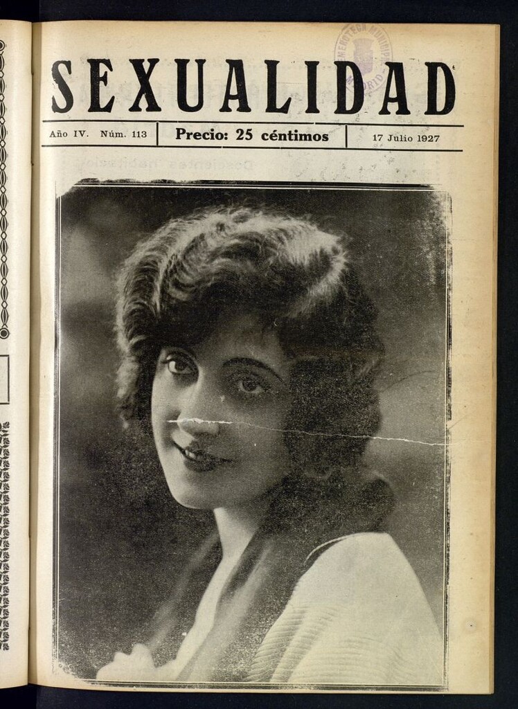 Miniatura de Sexualidad: Revista Ilustrada de Divulgación de Psicopatología Sexual del 17 de julio de 1927